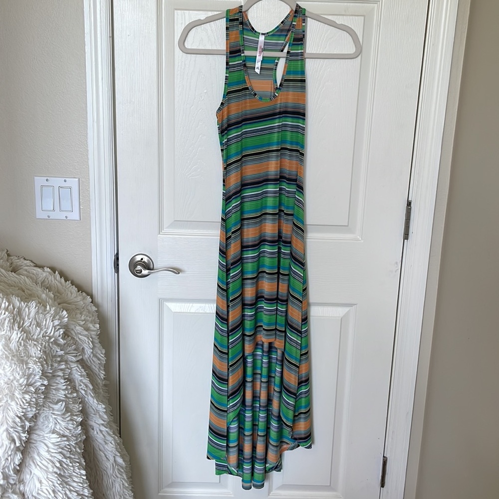 Striped tank top summer dress
